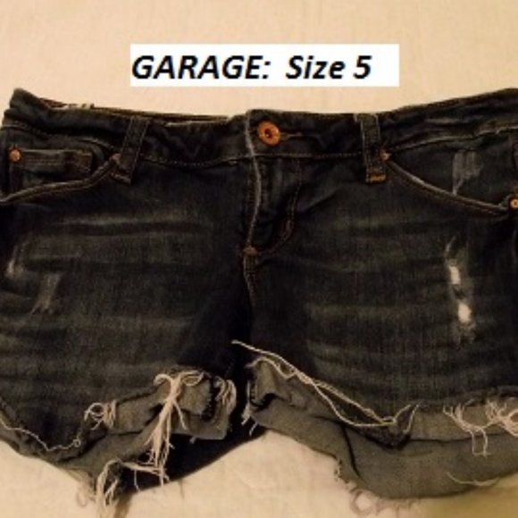 GARAGE Women's Jeans Shorts Sizes: 3 & 5 - Picture 4 of 6